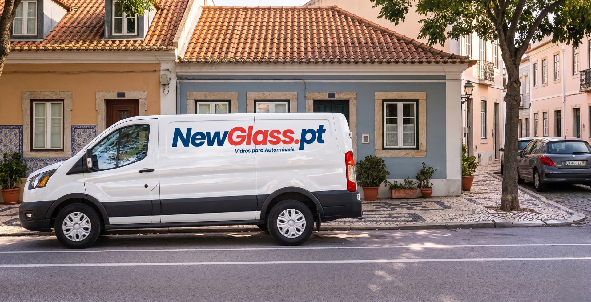 Carrinha NewGlass de substituição de vidros automóveis em Lisboa